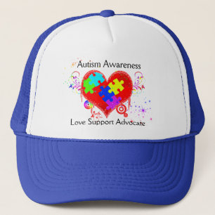 Autism Shining Heart Truckerkappe