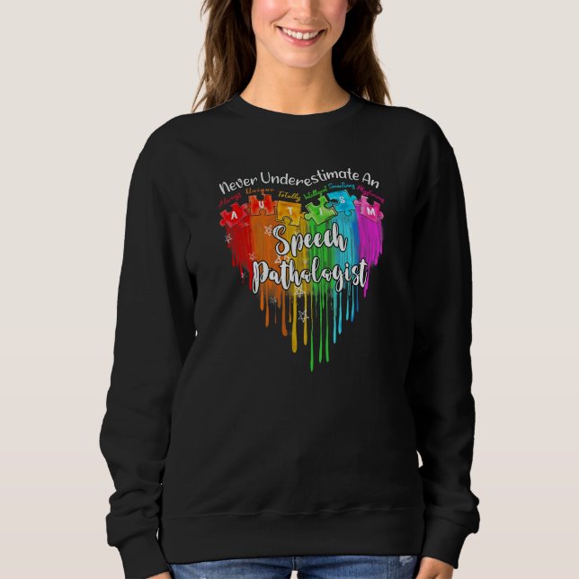 Autism Speech Language Pathologist Jigsaw Puzzle H Sweatshirt (Vorderseite)