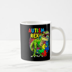 Autism T-rex Dinosaur Autismus Sensibilitätstag Mä Kaffeetasse
