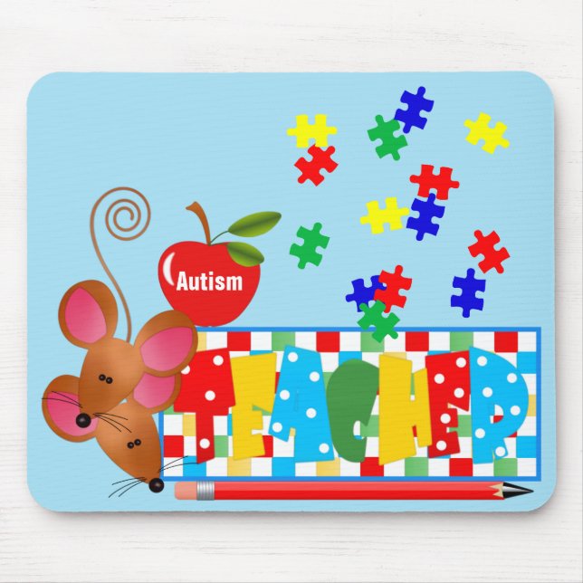 Autism Teacher Mousepad (Vorne)
