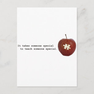 Autism Teacher Postkarte