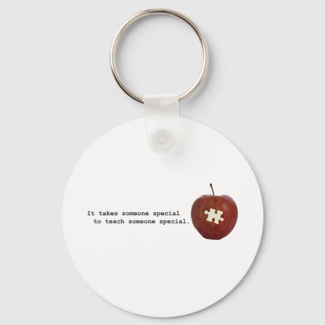 Autism Teacher Schlüsselanhänger (Vorderseite)