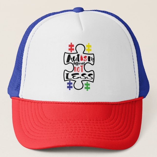 Autism Trucker Hat/Cap Truckerkappe (Vorderseite)