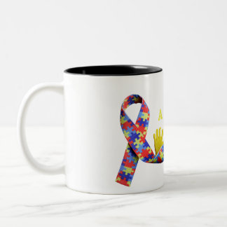 Autism Zweifarbige Tasse