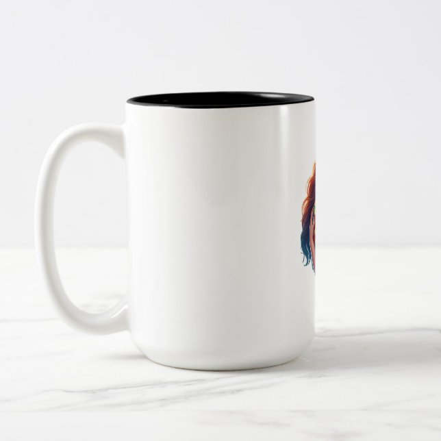 Autism Zweifarbige Tasse (Links)
