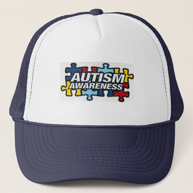 AutismPuzzle Truckerkappe (Vorderseite)