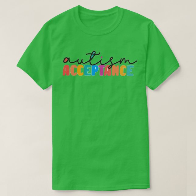 Autismus Acceptance Design Classic TShirt (Design vorne)