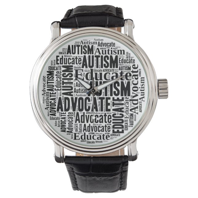 Autismus Advocate Watch von GoTeamKate Armbanduhr (Vorderseite)