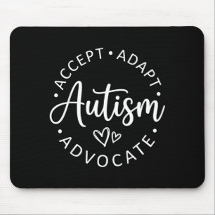 Autismus Akzeptanz Anpassung Eintreten Unterstützu Mousepad