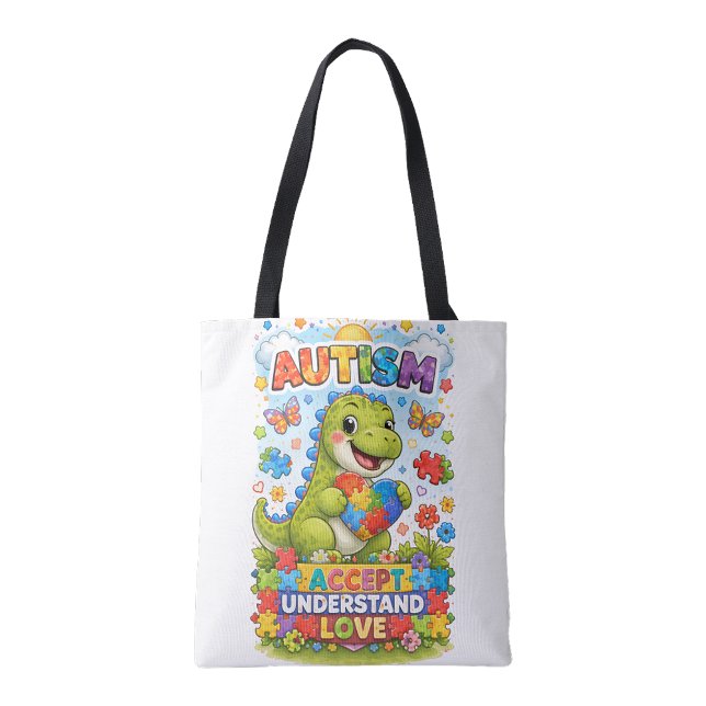 Autismus-Akzeptanz Einkauf wiederverwendbare Trage (Autism Acceptance Shopping reusable tote bag)