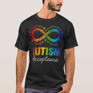 Autismus-Akzeptanz-Unendlichkeit-Befürworter Bilde T-Shirt