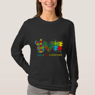 Autismus Akzeptieren Liebe verstehen Puzzleteile K T-Shirt
