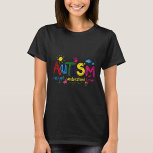 Autismus Akzeptieren Verstehen Liebe Autismus-Bewu T-Shirt