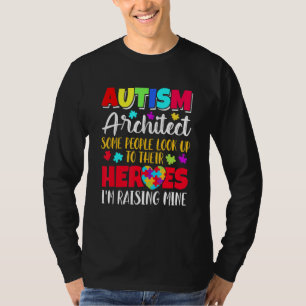 Autismus Architekt einige Menschen schauen auf ihr T-Shirt