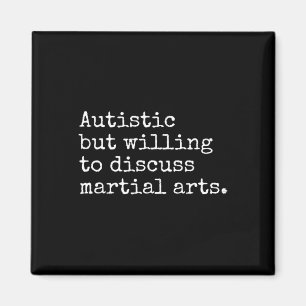 Autismus Asd Aspie Karate Kung Fu Autistischer Kam Magnet