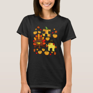 Autismus-Asd-Bewusstseins-Puzzleteil Herbst Thanks T-Shirt