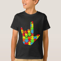 Autismus ASL Liebe Gebärdensprache Autismus Bewuss