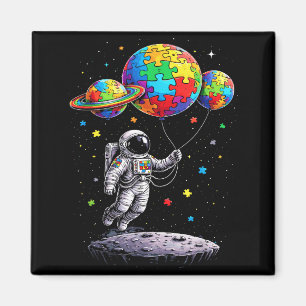 Autismus Astronaut Ballon Autismus Bewusstsein Wel Magnet