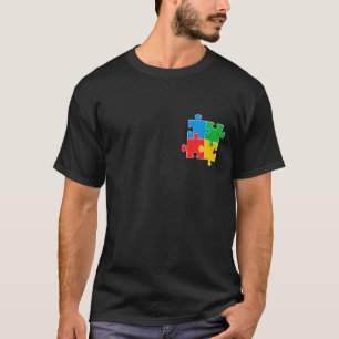 Autismus Aufklärung Monat Puzzle Piece Tasche Spec T-Shirt