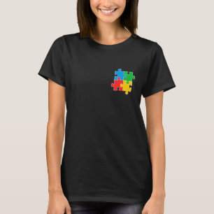 Autismus Aufklärung Monat Puzzle Piece Tasche Spec T-Shirt