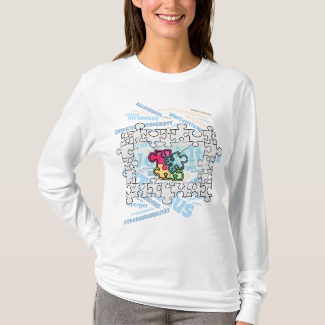 Autismus Autism  T-Shirt (Vorderseite)