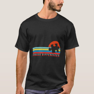 Autismus-Autismus-Bewusstsein Akzeptiere Unterschi T-Shirt