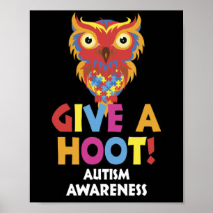 Autismus Autismus Bewusstsein geben Poster