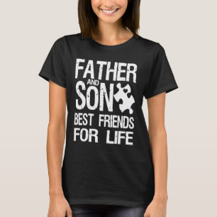 Autismus-Autismus-Bewusstsein Vater und Sohn beste T-Shirt