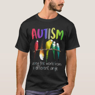Autismus-Autismus-Bewusstseinsgeschenk für Vogel L T-Shirt