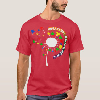Autismus Autismus Dandelion Blume Puzzle Piece Aut T-Shirt