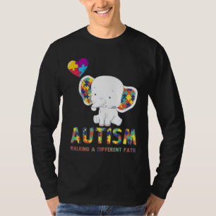 Autismus-Autismus Elefant geht einen anderen Weg F T-Shirt