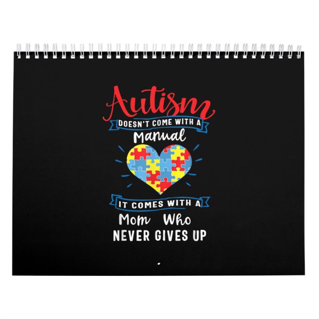 Autismus| Autismus kommt nicht mit einem Handbuch Kalender (Titelbild)