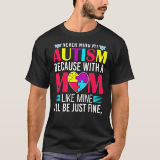 Autismus: Autismus-Mama am Weltautistentag T-Shirt
