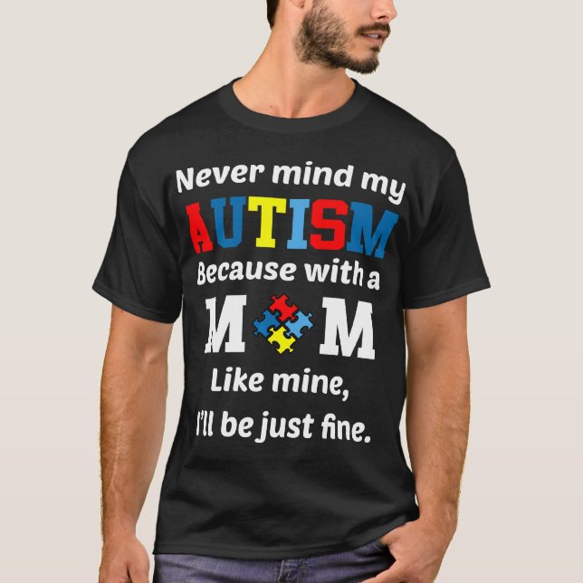 Autismus-Autismus Mutter Kind Mann Frau  Autismus- T-Shirt (Vorderseite)