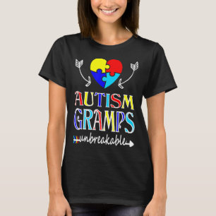 Autismus-Autismus Opa Unzerbrechliches Bewusstsein T-Shirt