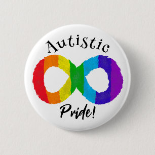 Autismus Autismus Rainbow Button