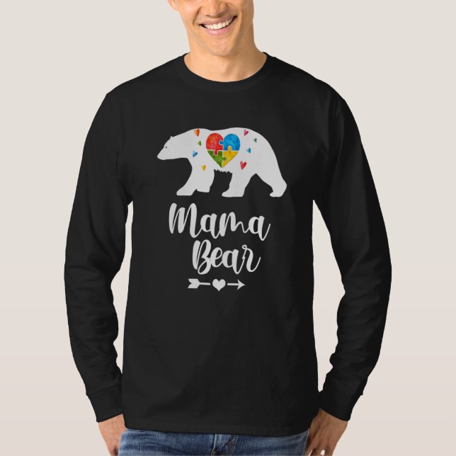 Autismus Autistic Asperger Mutter Mama Puzzle Auti T-Shirt (Vorderseite)