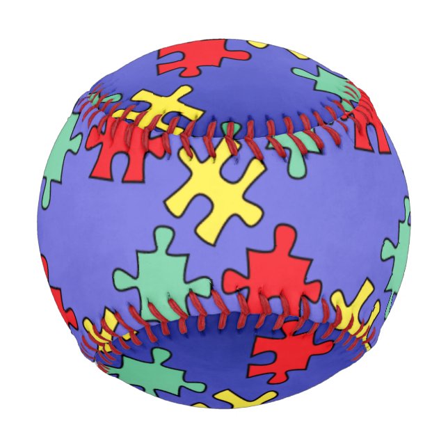 Autismus Awareness Baseball (Vorderseite)