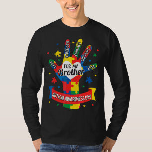 Autismus Awareness Boy Kinder Bruder Puzzle T-Shir T-Shirt