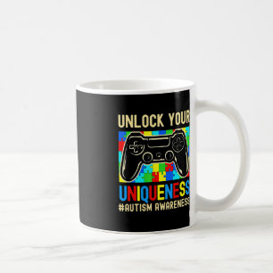 Autismus Awareness Boys Girls Video Game Controlle Kaffeetasse