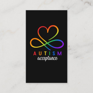 Autismus Awareness Boys Mädchen Autistische Kinder Visitenkarte