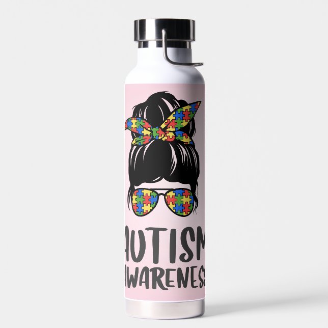 Autismus Awareness Chic Trinkflasche (Links)