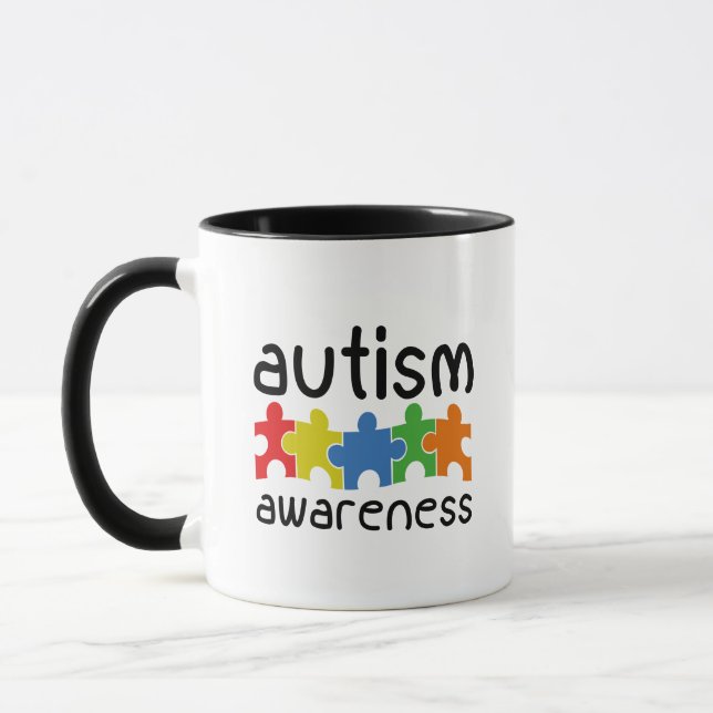 Autismus Awareness Coffee Tasse (Links)