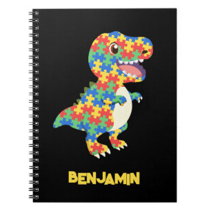 Autismus Awareness Dinosaurier Notizblock