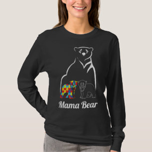 Autismus Awareness Mama Bear Mama T-Shirt