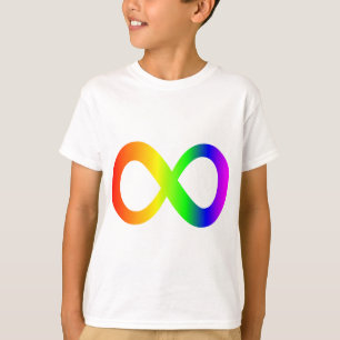 Autismus Awareness Rainbow Infinity Symbol T-Shirt