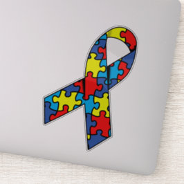 Autismus Awareness Ribbon Aufkleber