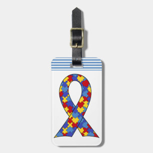 Autismus Awareness Ribbon Gepäckanhänger