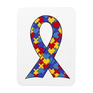 Autismus Awareness Ribbon Magnet