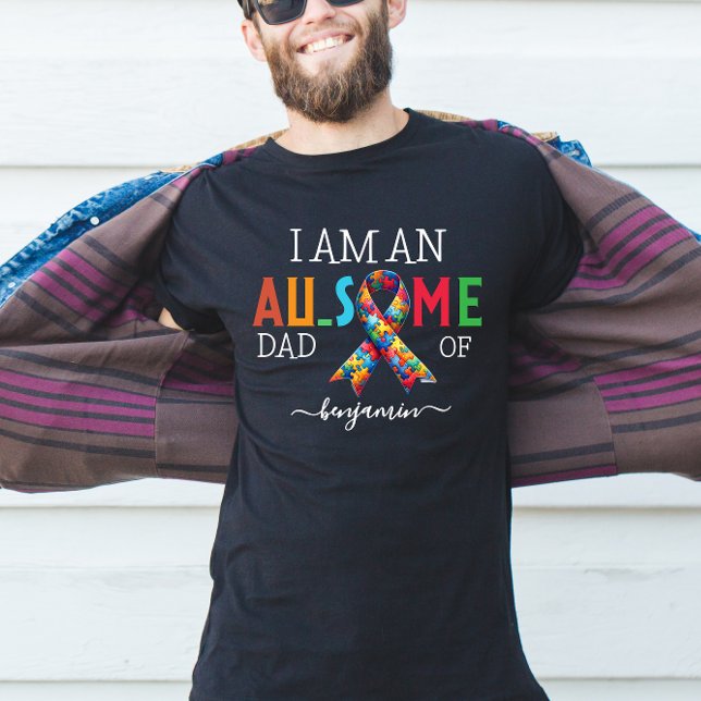 Autismus Awareness VATER T-Shirt (Von Creator hochgeladen)